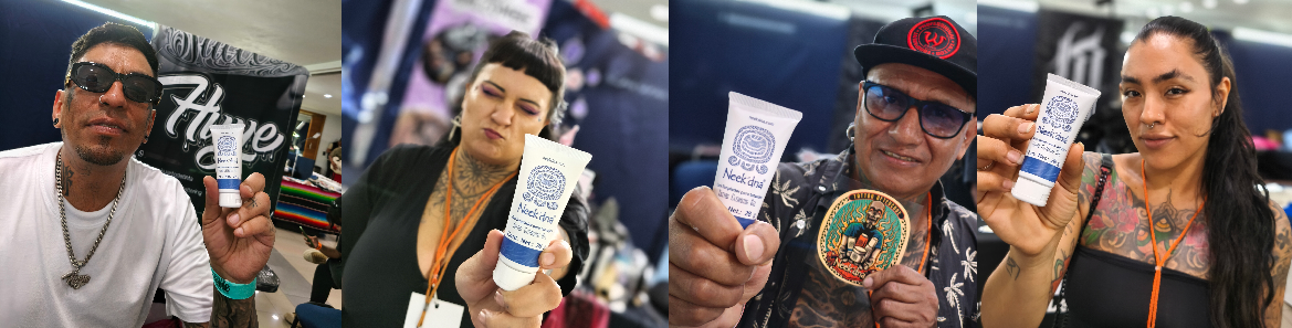 Testimonios de uso Gel Limpiador para tatuajes Neek'dna Tattoo Aftercare
