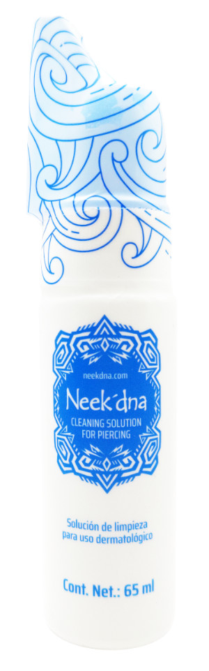Solución de limpieza para uso dermatológico Neek'dna Piercing Aftercare